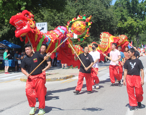 Chinese Cultural Garden in Parade of Flags at One World Day